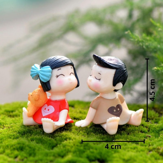 Cute Couple Miniature Figurines (Style 11)