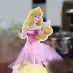Disney Princess Aurora Sleeping Beauty Paper Topper with Net Skirt