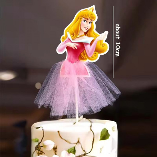 Disney Princess Aurora Sleeping Beauty Paper Topper with Net Skirt