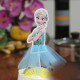 Disney Princess Frozen Elsa Paper Topper with Net Skirt