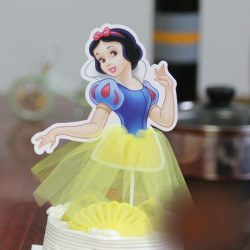 Disney Princess Snow White Paper Topper with Net Skirt