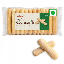 Dolcetti Eggless Savoiardi Ladyfinger Biscuits for Tiramisu - 200g