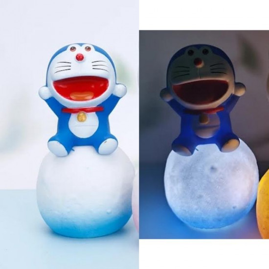 Doraemon Toy With Light Cake Topper