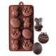 Easter Egg Basket Easter Bunny Silicone Chocolate Mould