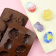 Easter Egg Basket Easter Bunny Silicone Chocolate Mould