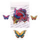 Patchy Wafer Butterfly Mix Sizes WPC - 27 (16 Pcs Pack) - Tastycrafts