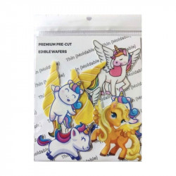 Unicorn Wafer WPC - 607 (10 Pcs) - Tastycrafts