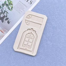 European Style Retro Window Silicone Fondant Mould