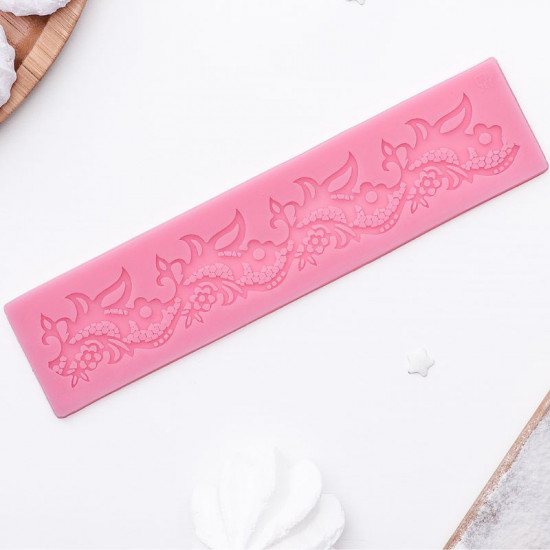 Floral Silicone Lace Mould (Style 10)