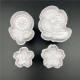 Mix Flower Shapes Plunger Cutter Set of 4 Pieces