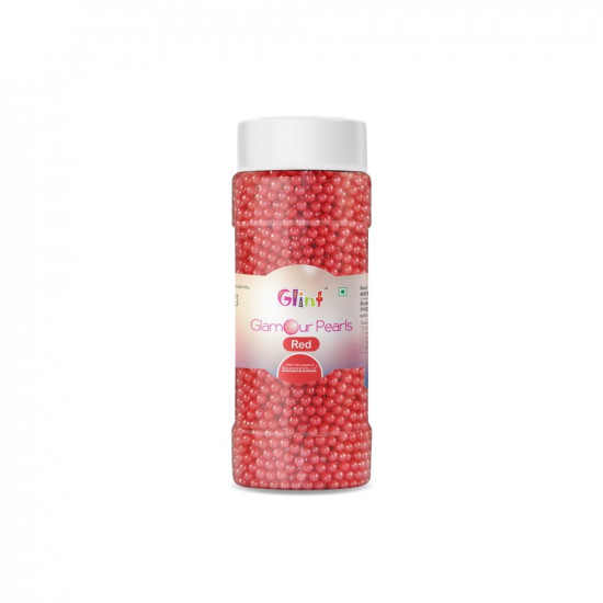 Glint Glamour Pearls - Red