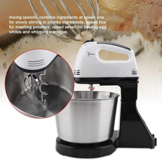 Hand Held Mixer Blender With Stand & Mixing Bowl