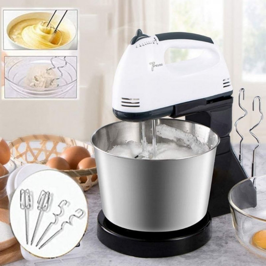 Hand Held Mixer Blender With Stand & Mixing Bowl Hand Held Mixer Blender With Stand & Mixing Bowl