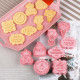 Happy Birthday Cookie Mould | 3D Mini Fondant Cookie Stampers 