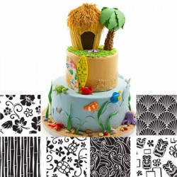 Texture Sheets Hawaiian Theme (Set of 6)