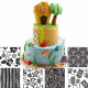 Texture Sheets Hawaiian Theme (Set of 6)