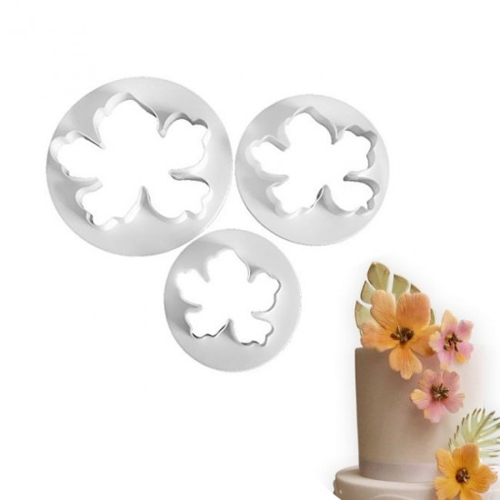 Hawaiian Flower Hibiscus Shape Fondant Cutter