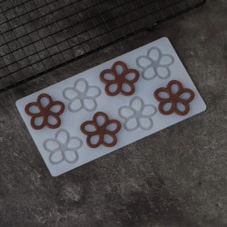 Silicone Chocolate Garnishing Mould - Flower