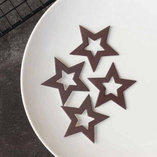 Silicone Chocolate Garnishing Mould - Star
