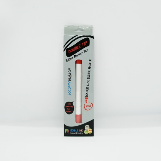 Red Edible Marker Double Tip - Kopybake