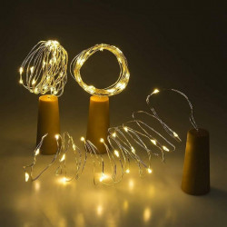 LED Wine Bottle Cork String Lights (Set of 5)