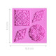 Lace Pattern 4 Cavity Silicone Mould