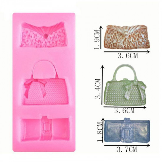 Ladies Bags Fondant Mould