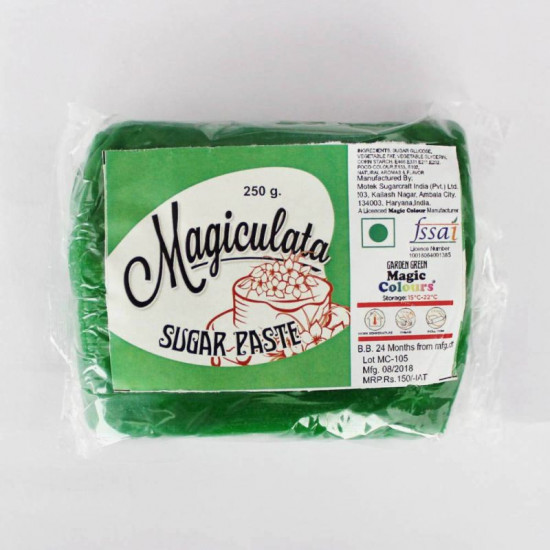 Garden Green Sugar Paste (250 Gm) - Magiculata