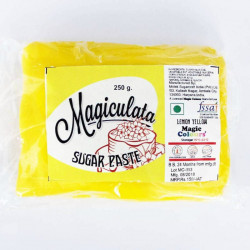 Lemon Yellow Sugar Paste (250 Gm) - Magiculata