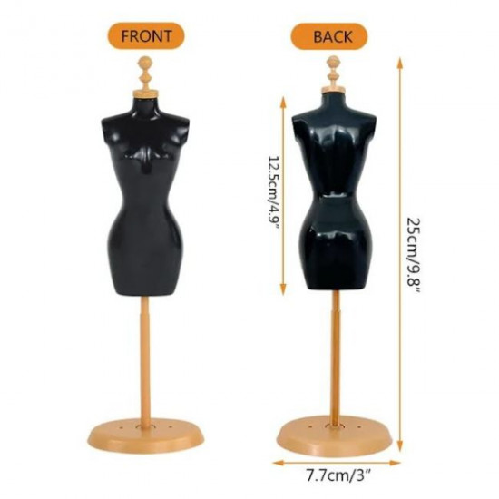 Mannequin Doll Cake Topper - Black