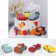 McQueen Cartoon Car Toy Cake Topper (Set of 4)