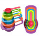 Measuring Cups & Spoons Multi Colour- Set of 6 Pcs.