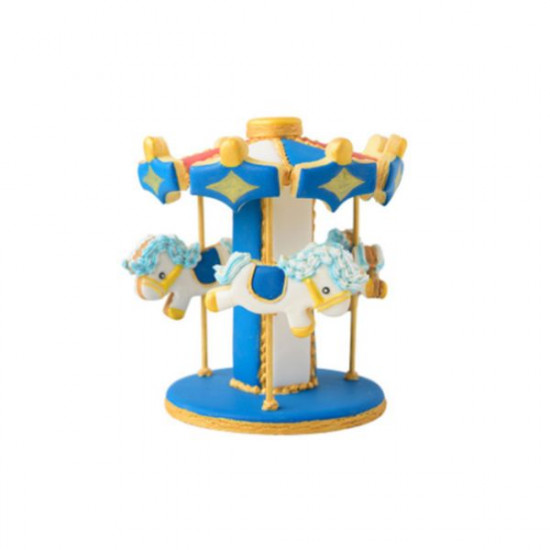 Merry Go Round Carousel Fondant Decoration Set