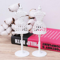Mini Mannequin Hollow Out Stand Display Holder (Set of 2)