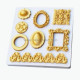 Mini Frames And Borders Silicone Mould 8 Cavity