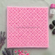 Mini Lace Texture Silicone Mat – Floral/Lattice Pattern