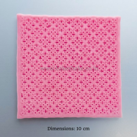Mini Lace Texture Silicone Mat – Floral/Lattice Pattern