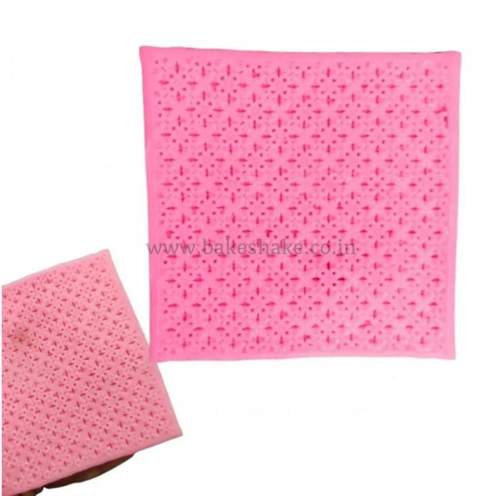 Mini Lace Texture Silicone Mat – Floral/Lattice Pattern