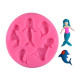 Mini Mermaids Fondant Mould