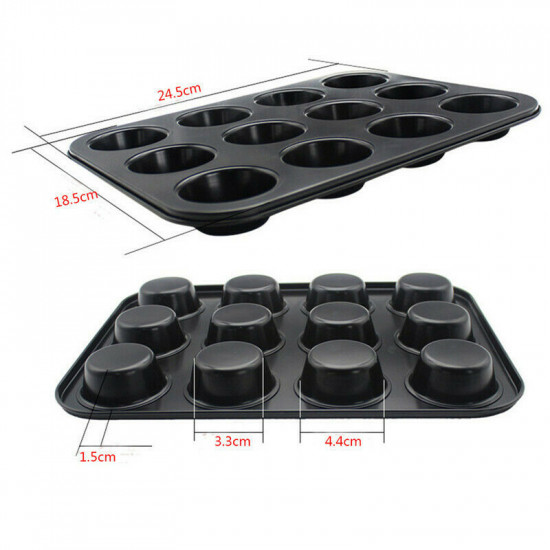 Non Stick 12 Cavity Muffin Mould