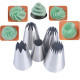 Russian Nozzle Icing Tips Set of 5 Pcs