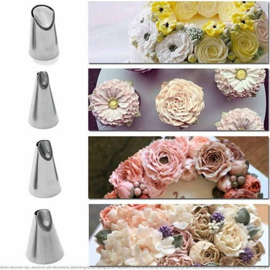 Nozzle Chrysanthemum Flower Tips Set of 5 Pcs