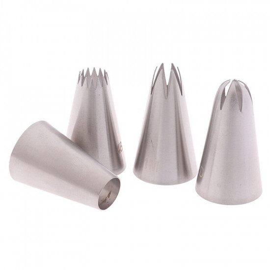 Nozzle Icing Tips Set of 4 Pcs