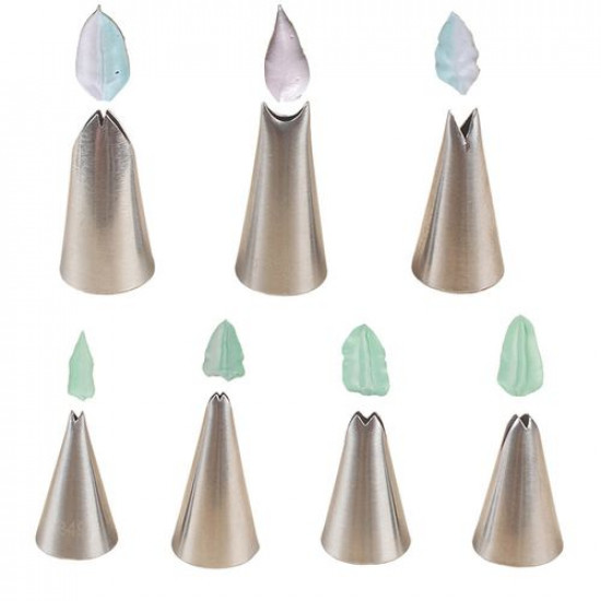 Nozzles Leaf Icing Tips Set of 7 Pcs