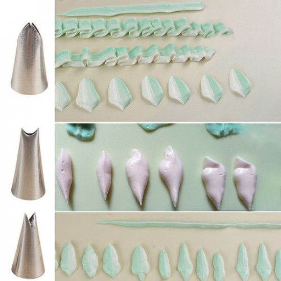 Nozzles Leaf Icing Tips Set of 7 Pcs