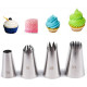 Nozzles Piping Tips Set of 4 Pcs