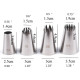 Nozzles Piping Tips Set of 4 Pcs