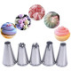 Decorative Nozzles Piping Tips Set of 5 Pcs