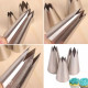 Russian Nozzles Star Piping Tips Set of 3 Pcs