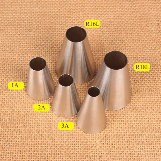 Russian Nozzles Piping Tips Set of 5 Pcs